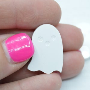 Ghost Earring Blanks, Halloween earring blanks, acrylic earrings, earring supplies, acrylic blanks, diy earrings, earring findings, ghosts