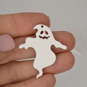 Ghost Earring Blanks, Halloween earring blanks, acrylic earrings, earring supplies, acrylic blanks, diy earrings, earring findings