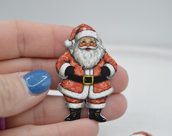 Santa Earring Blanks, Christmas blanks, Christmas, earring blanks, acrylic earrings, earring supplies, diy earrings, Santa Claus