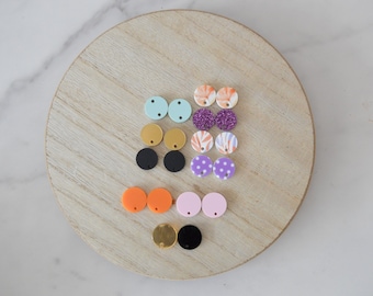 Stud Connector Earring Blanks, earring blanks, acrylic earrings, earring supplies, diy earrings, earring findings