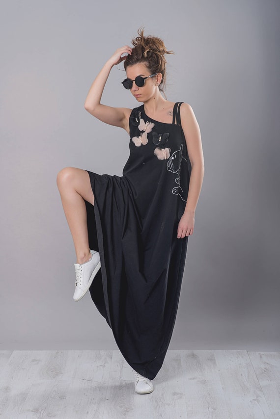 black maxi dress summer