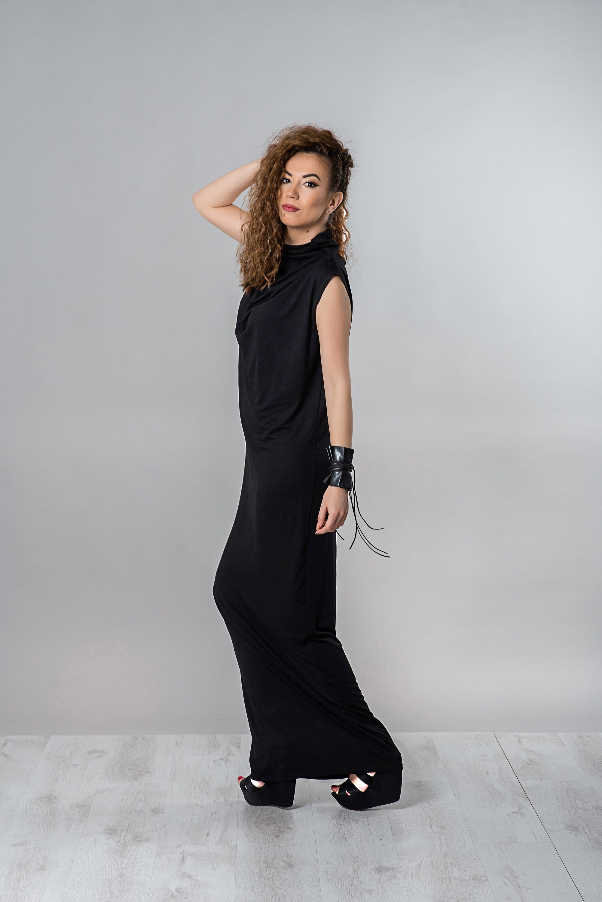 black maxi dress summer