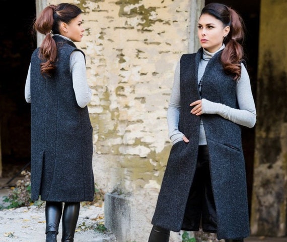 wool vest coat