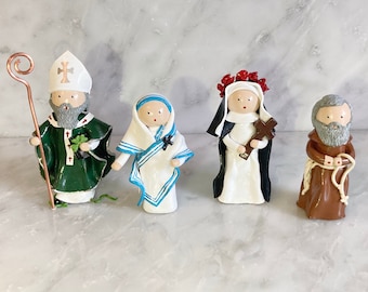 Custom HandmadeSaint Statue - Mother’s Day gift - Christmas Gift - Stocking Stuffer - Catholic Gift - Wedding Gift - Confirmation Gift