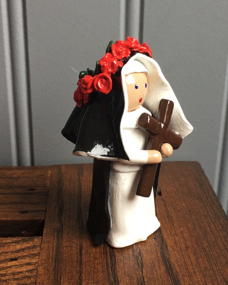 Saint Rose of Lima handmade statue confirmation gift Etsy