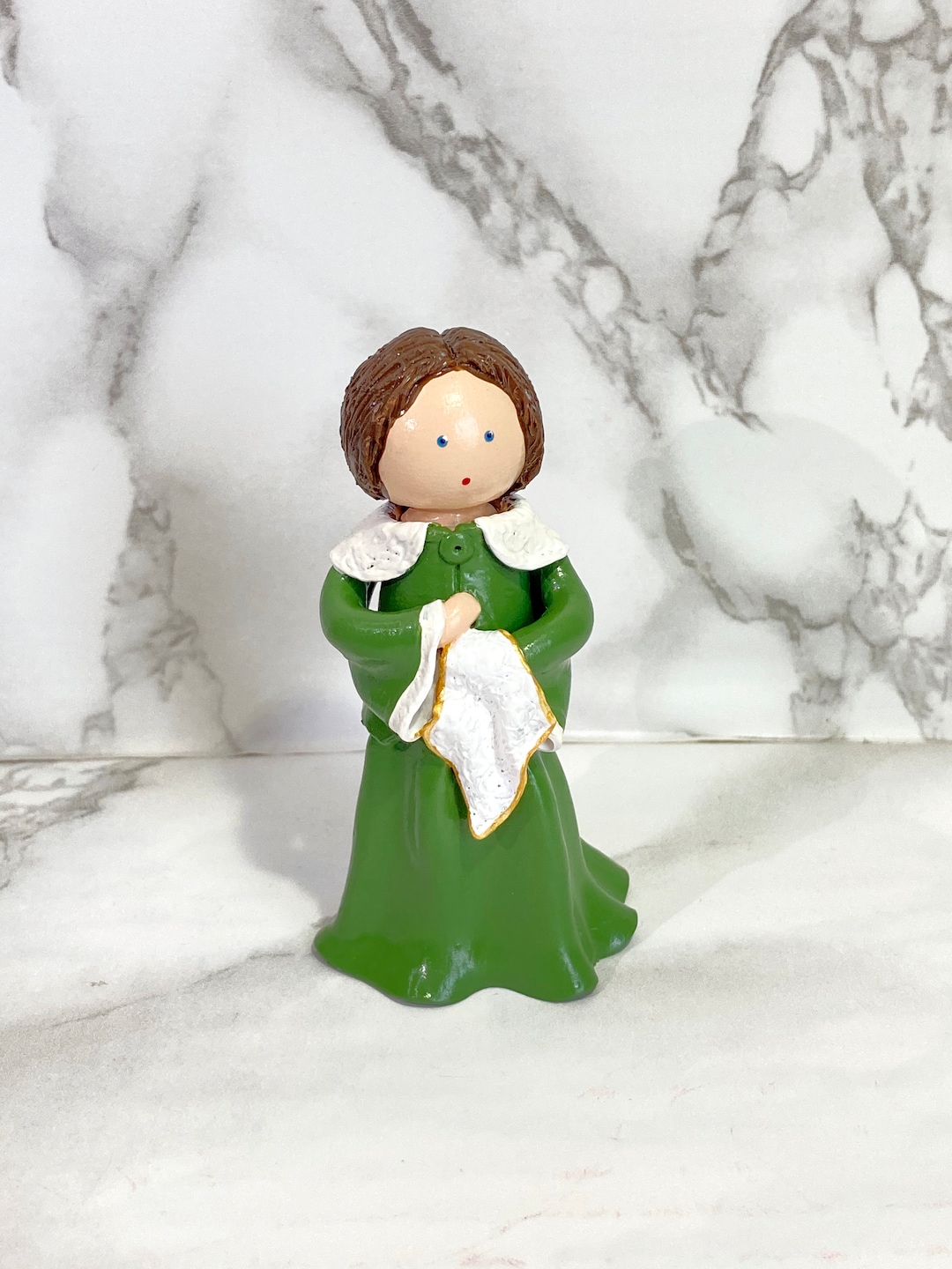 Saint Zelie Handmade Statue Baptism Gift Christmas Gift Stocking