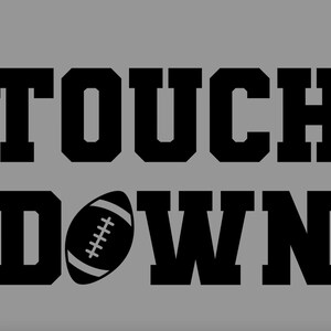 Touch Down Futebol Digital Download, PNG, SVG