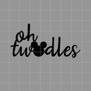 Oh Twodles Digital Download, PNG, SVG, Cricut, Cake Topper