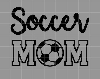 Maman footballeuse - Téléchargement numérique PNG, SVG, Cricut