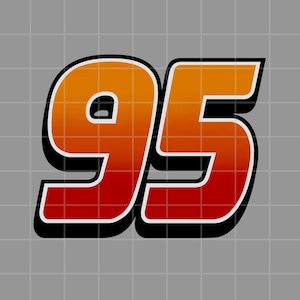 Lightning McQueen 95 Digital Download PNG