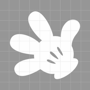Mickey Mouse Glove, SVG, PNG, Digital File, Instant Download, Cricut, Vinyl