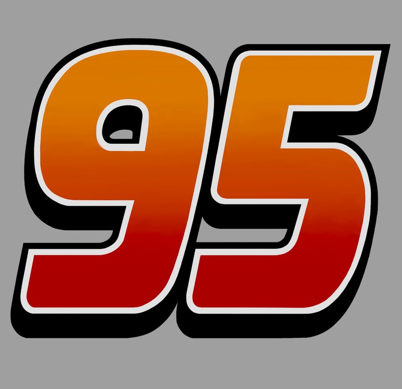 Lightning McQueen 95 Digital Download PNG image 1