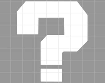 Mario Point d'interrogation PNG, SVG, PDF, téléchargement numérique
