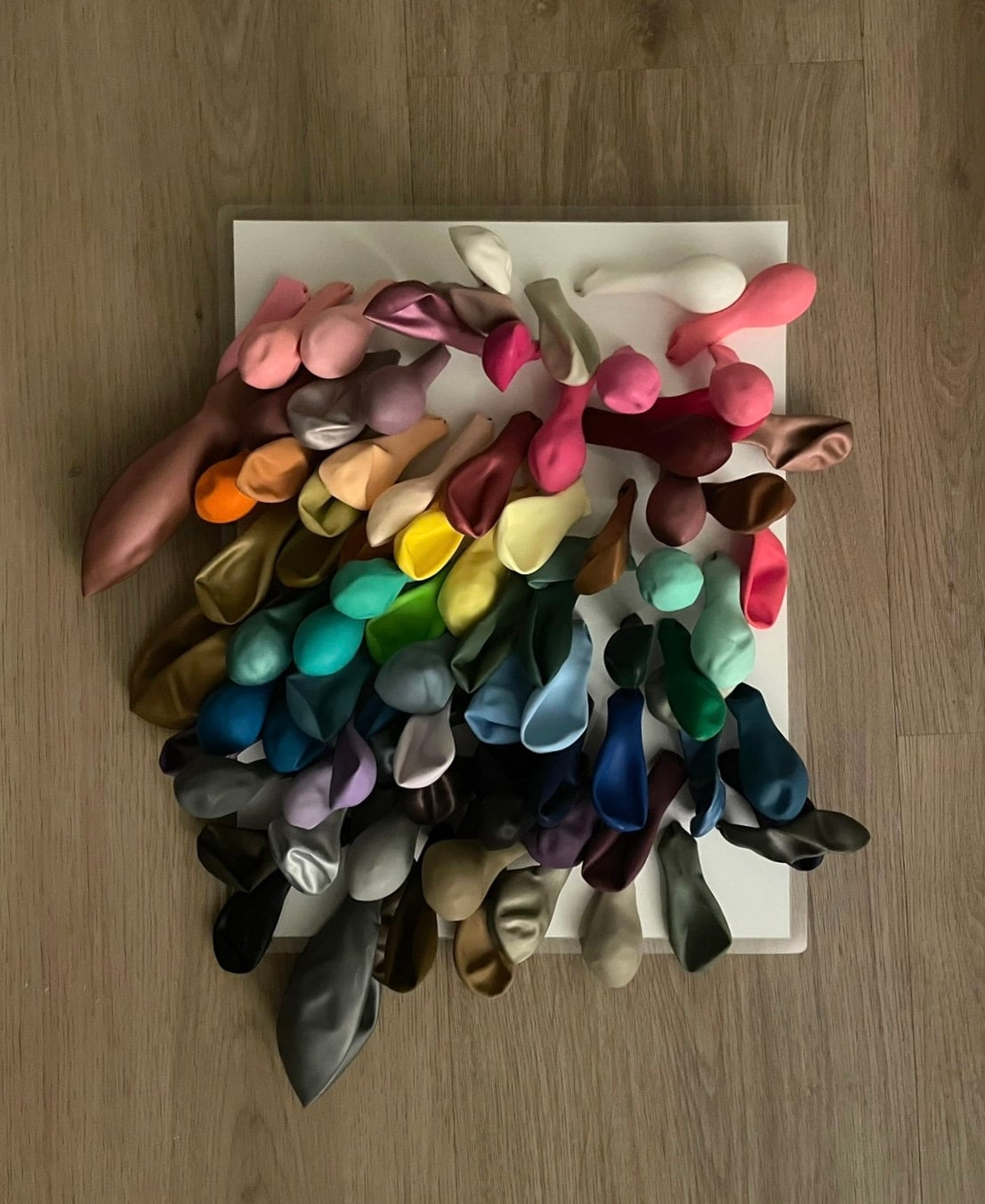 Kalisan Color Chart With Balloons Etsy