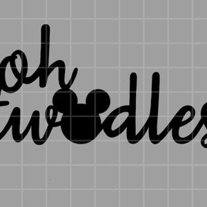 Oh Twodles Digital Download, PNG, SVG, Cricut, Cake Topper