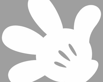 Mickey Mouse Glove, SVG, PNG, Digital File, Instant Download, Cricut, Vinyl