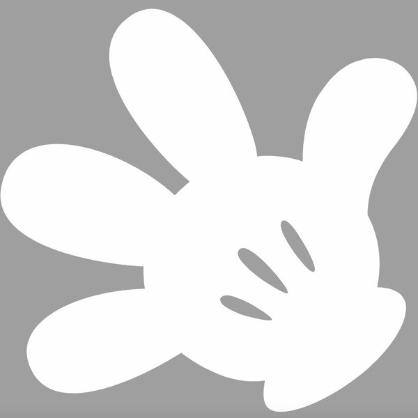 Mickey Mouse Glove, SVG, PNG, Digital File, Instant Download, Cricut, Vinyl