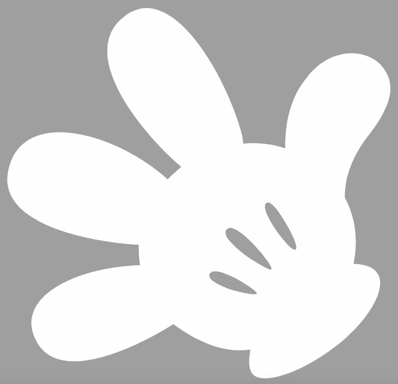 Mickey Mouse Glove, SVG, PNG, Digital File, Instant Download, Cricut