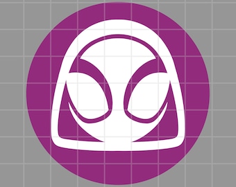 Ghost Spider Sticker Design, Instant Digital Download, Symbols, PNG