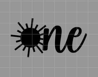 Primer viaje alrededor del sol Primer cumpleaños "Uno" Descarga digital, PNG, SVG, Adorno para tarta