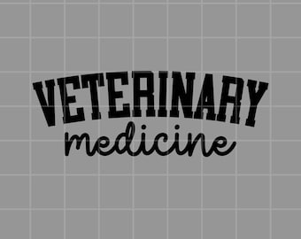 Téléchargement numérique de médecine vétérinaire PNG, SVG, Cricut