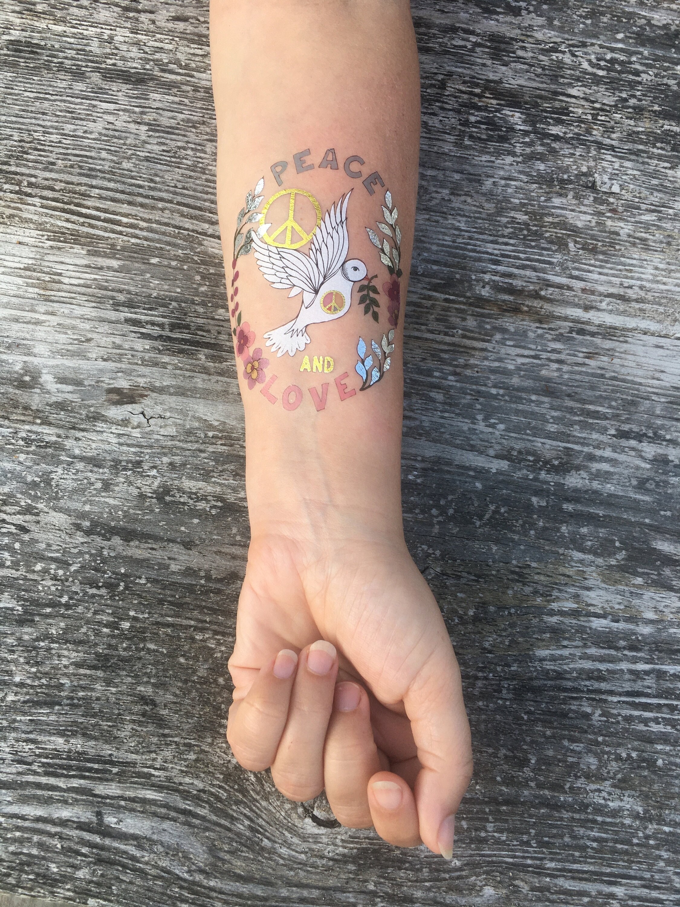 Picasso Peace Dove Tattoo