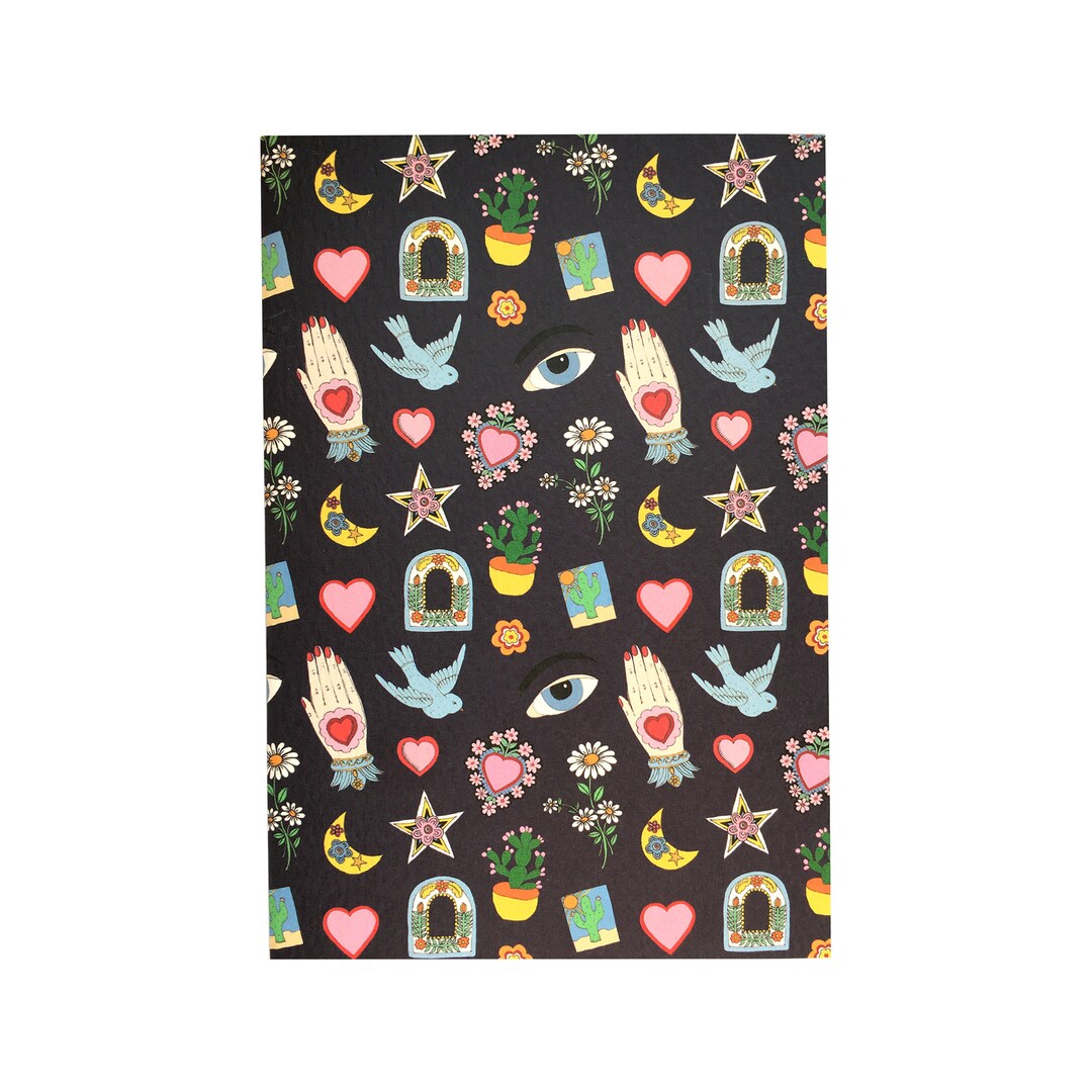 Mexican Notepad Mexican Milagros Pocket Notebook, Small Patterned A6 Notepad - Etsy