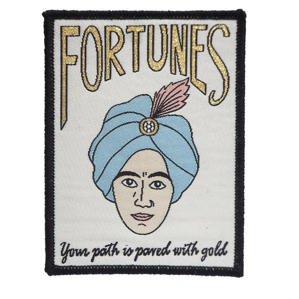 Fortune Teller Iron on Patch, Zoltar From Big Patch, Fortune Telling Iron on Patch, Fortune Cookie, Stocking Filler, Christmas Gift