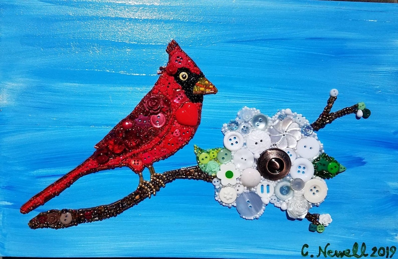 Cardinal lover gift Red Bird gift Cardinal birthday gift Etsy