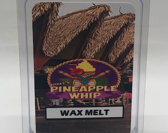 Mickeys Pineapple Whip | Disney Inspired Scented Wax Melt | 2.4 oz Wax Tart | Disney World | Magic Kingdom | Tasty | Family Vacation