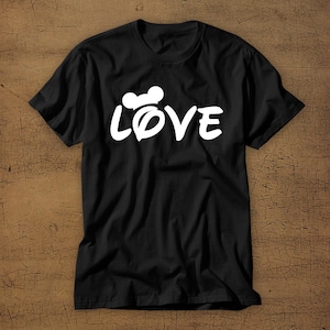 Love | Mickey Ears | Mickey Mouse | Disney Vacation Tee | Walt Disney | T-Shirt | Mens Shirt | Womens Shirt | Disneyland | Disney World