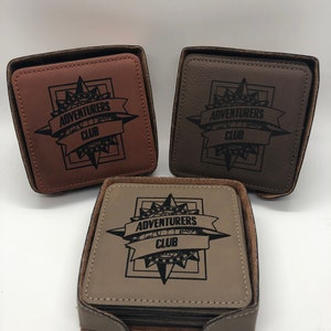 Adventurers Club | Coaster Set | Kungaloosh! | Pleasure Island | Downtown Disney | Walt Disney | Disney World | Disney Inspired | Hoopla