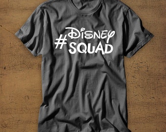 Disney Squad | Disney Vacation T-shirt | Walt Disney | T-shirt | Disney World | EPCOT | Magic Kingdom | Animal Kingdom | Hollywood Studios