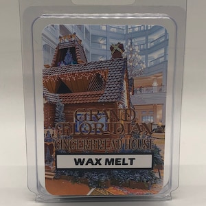 Grand Floridian Gingerbread House | Disney Inspired Scented Wax Melt | 2.4 oz Wax Tart | Disney World | Resort | Gingerbread | Holiday
