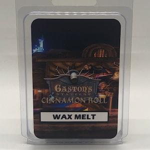 Gastons Tavern Cinnamon Roll | Disney Inspired Scented Wax Melt | 2.4 oz Wax Tart | Family Vacation | Magic Kingdom | Gastons Famous