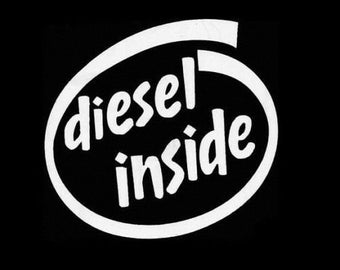 Diesel Inside Sticker Vinyl Decal