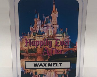 Felices para siempre / Derretimiento de cera perfumada inspirada en Disney / Tarta de cera 2.4 / Disney World / Family Vaca / Princess Castle / Magic Kingdom