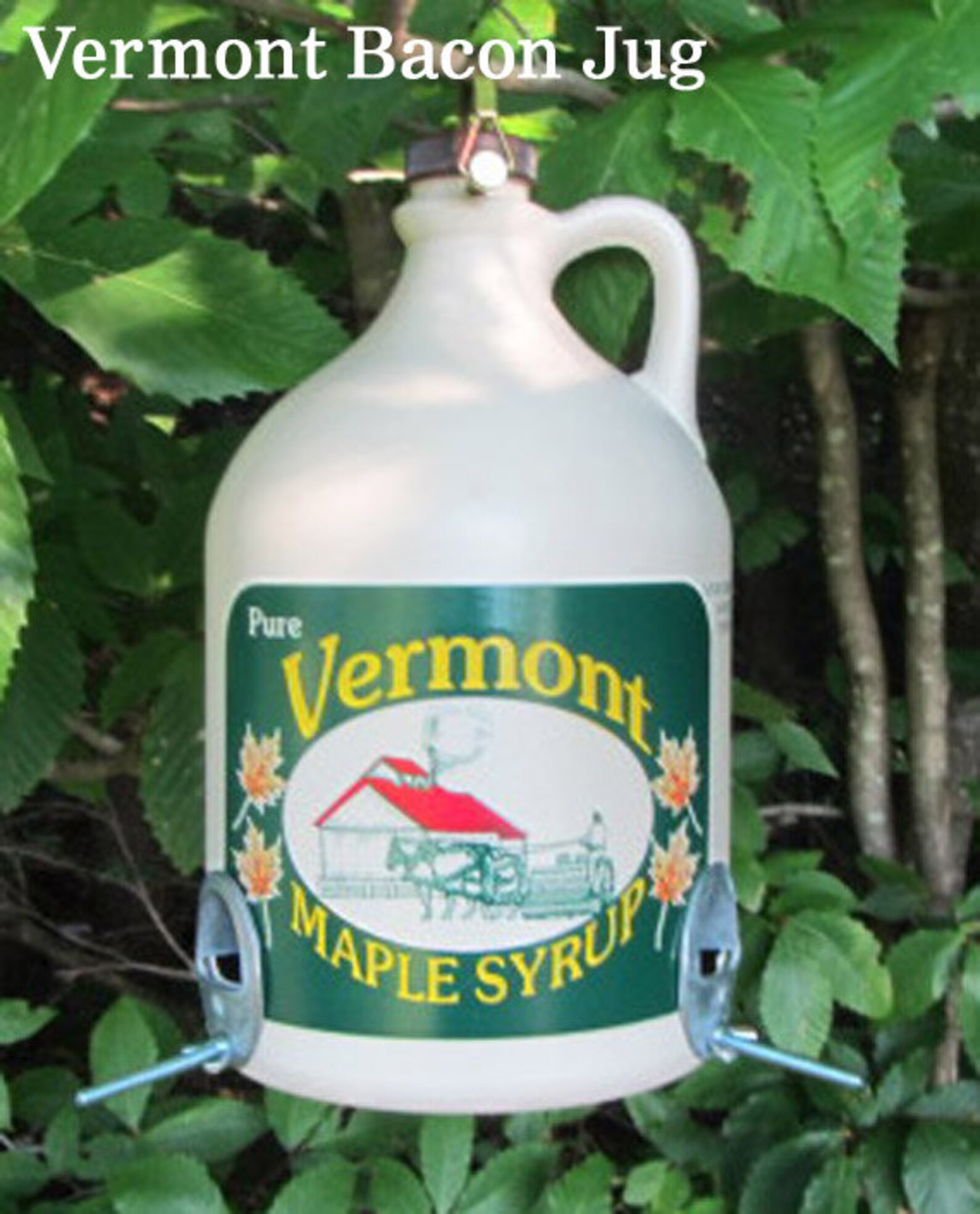 Gallon Vermont Bird Feeders Gallon Maple Syrup Jug Birdfeeders With 3