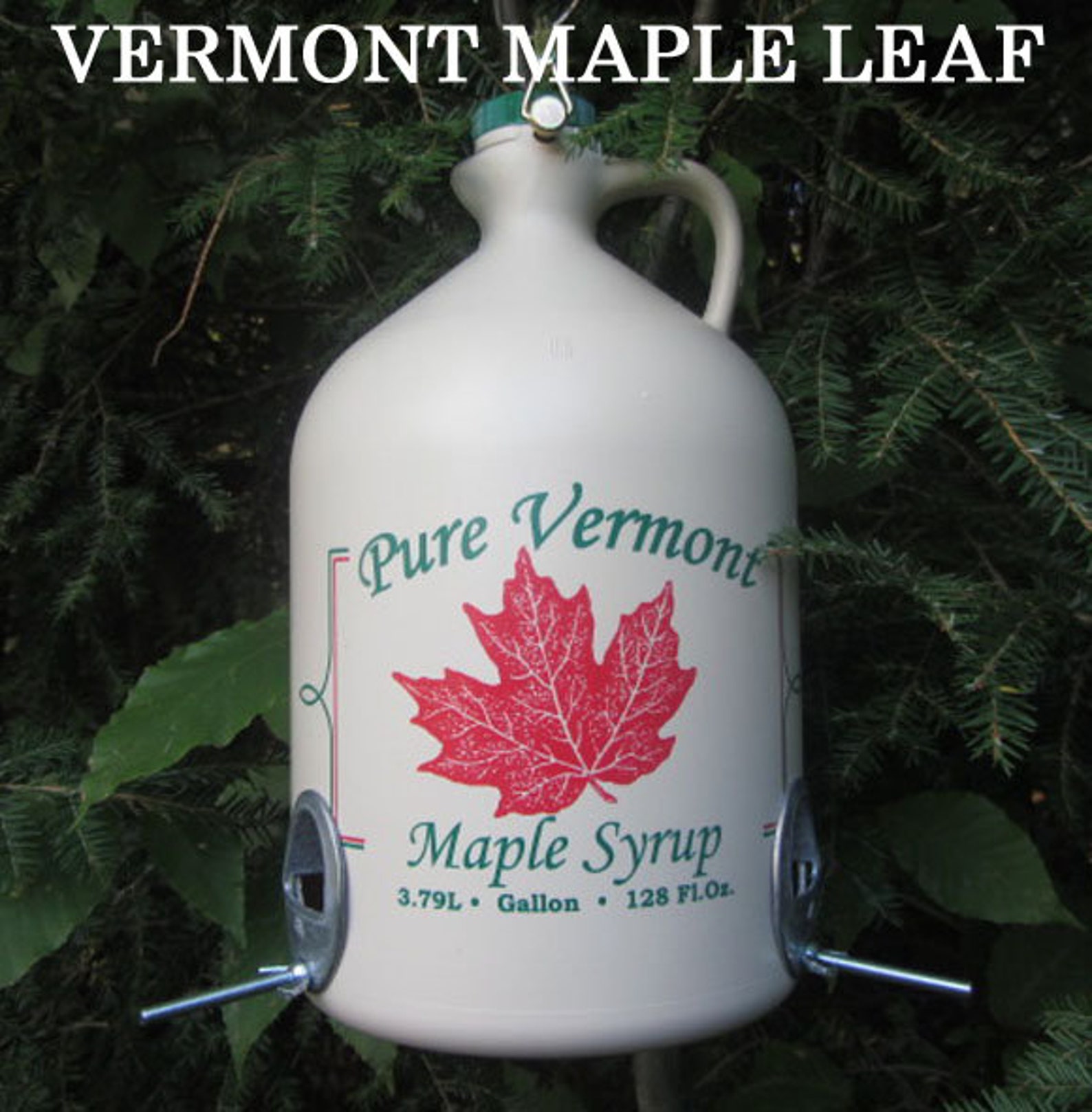 Gallon Vermont Bird Feeders Gallon Maple Syrup Jug Birdfeeders With 3