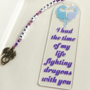 Swiftie Era&#39;s Friendship Bracelet Bookmark - The Dragon Fighter