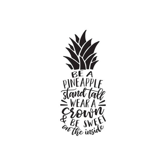 Kawaii Pineapple Stand Tall Wear A Crown And Be Sweet Shirt Kawaii Pineapple Stand Tall Wear A Crown And Be Sweet Shirt