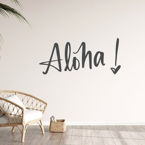 Aloha Wandtattoo: Hawaiianisches Wandtattoo