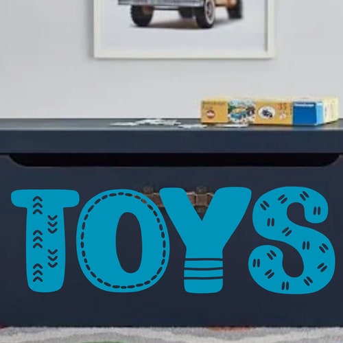 Toy Box Decal TOYBOX NOT INCLUDED toys Decal Toybox Etsy