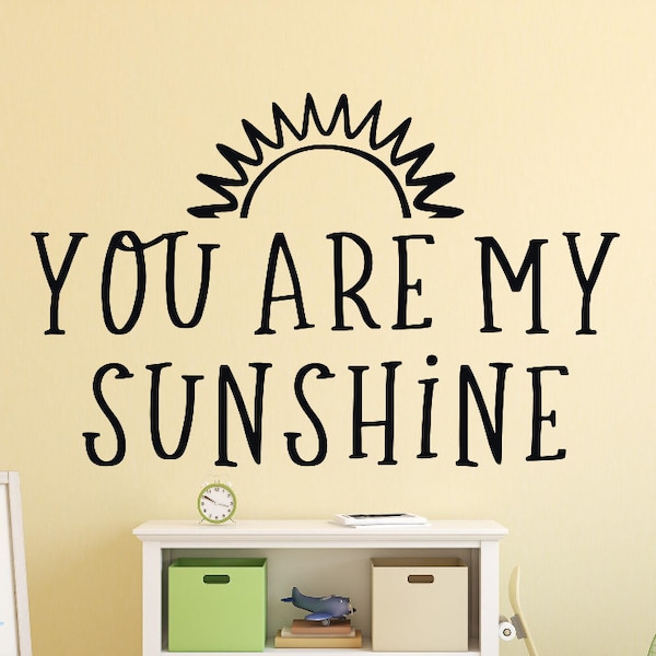 Sunshine Wall Decal - Etsy