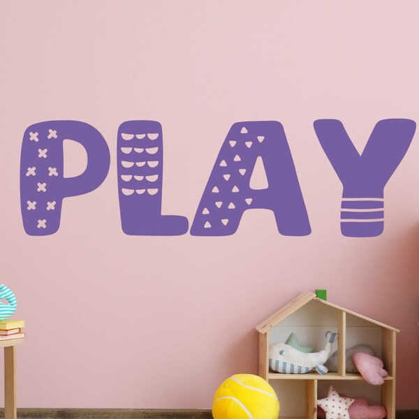 Playroom Wall Decal Etsy