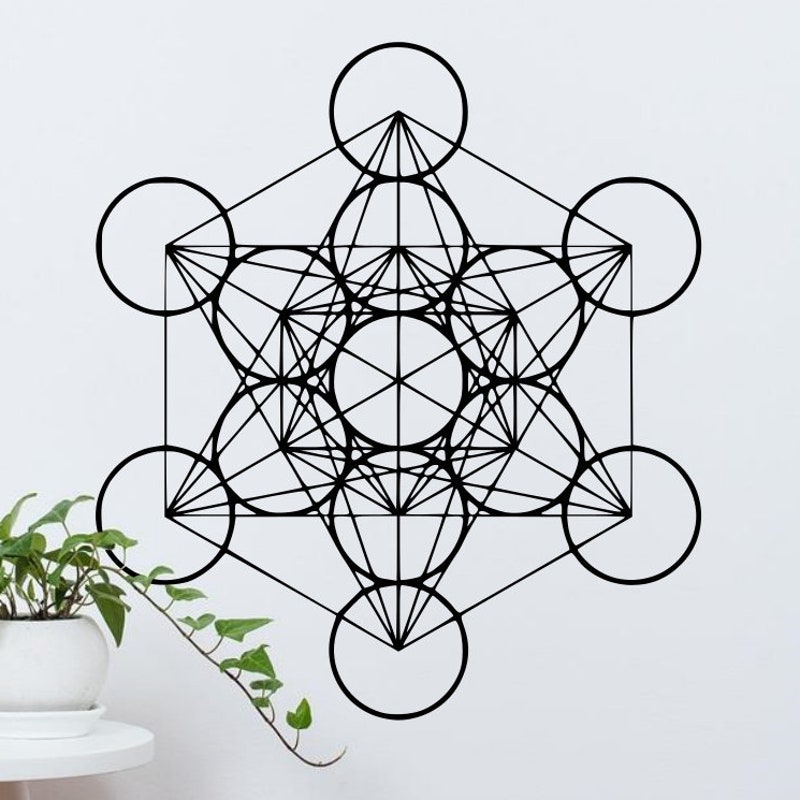Metatrons Cube Wall Art - Etsy