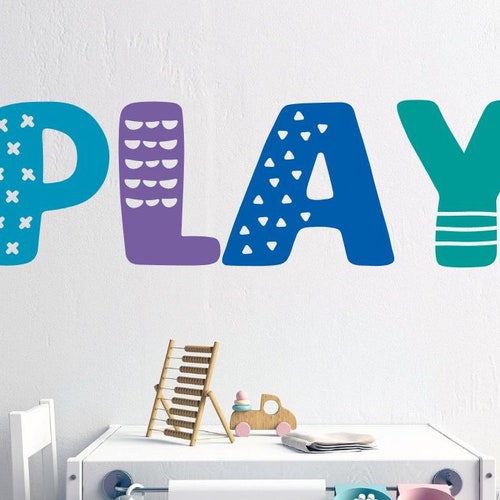 Playroom Wall Decal Play Room Decal Playroom Wall Decor Etsy