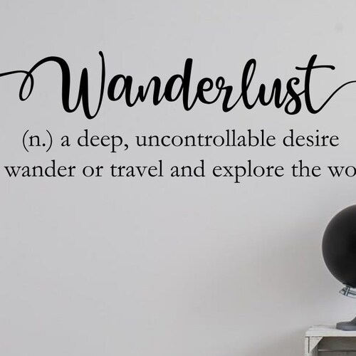 Wanderlust Morse Code Vinyl Decal Wanderlust Gift Adventure Etsy