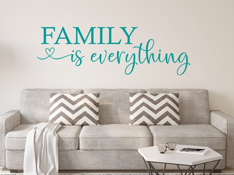 Family is Everything Decal Family is Everything Wall Decal - Etsy