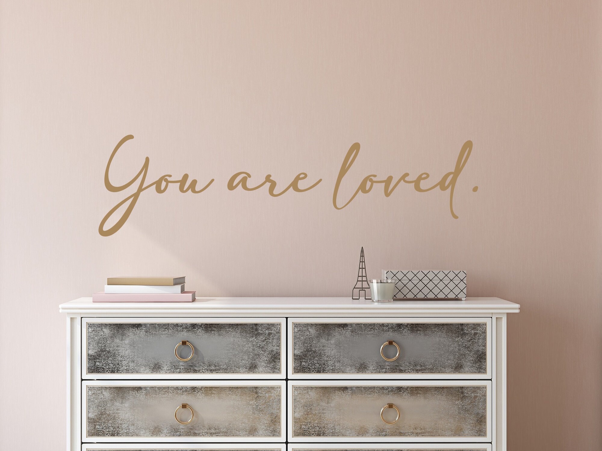 You Are Loved Decal You Are Loved Wall Decal You Are Loved Etsy